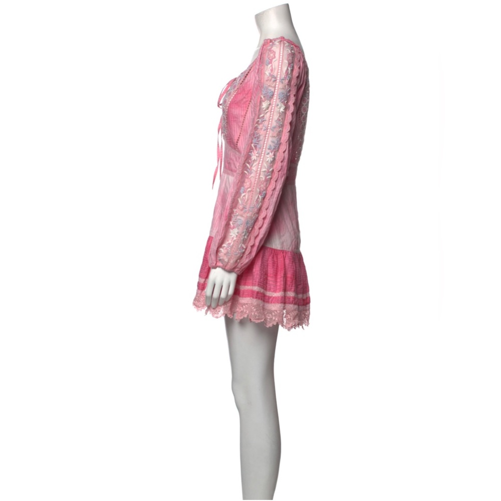 LoveShackFancy Boho Tie-Dyed A-Line Dress. Like New Condition. MSRP:$450 Size 4. - Picture 2 of 3